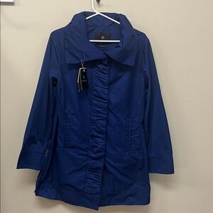 Rainforest Women’s Blue Hooded Raincoat SzS NWT